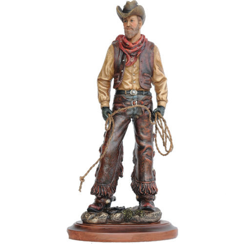 COWBOY W/ROPE DECOR