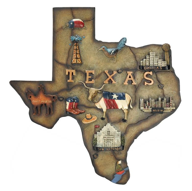 Texas Gift & Souvenirs Wall Plaque – New Marco Polo