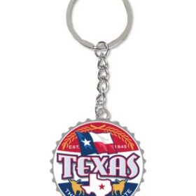 Texas Flag Pocket Clip Keychain